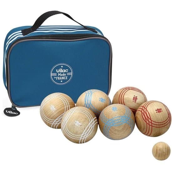 Jeu de pétanque en bois – Image 2