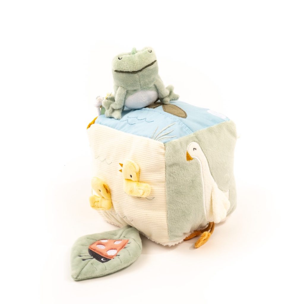 cube d'activités en tissu little goose