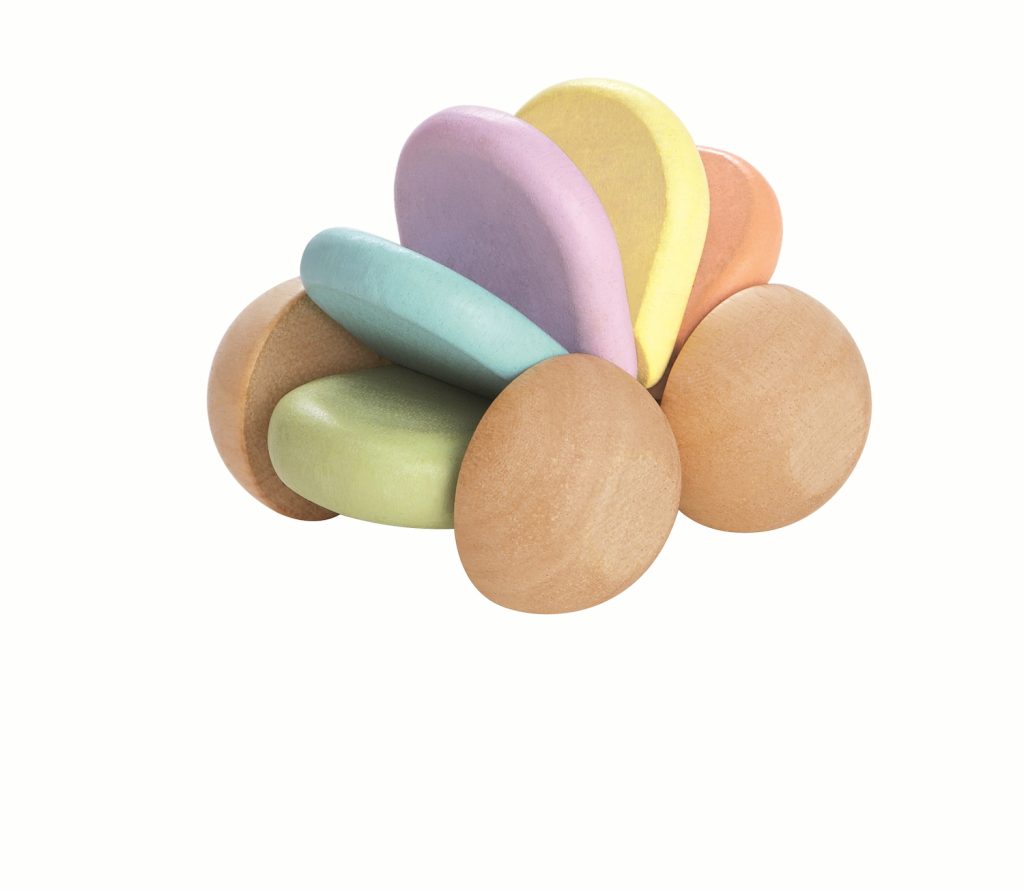 hochet voiture pastel