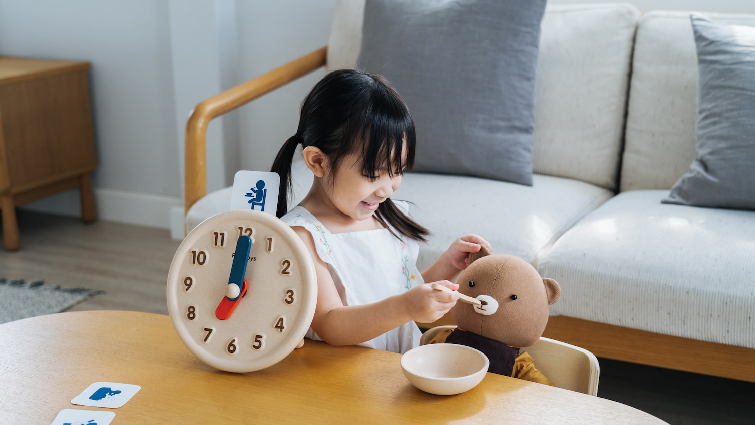 horloge pour apprendre l'heure