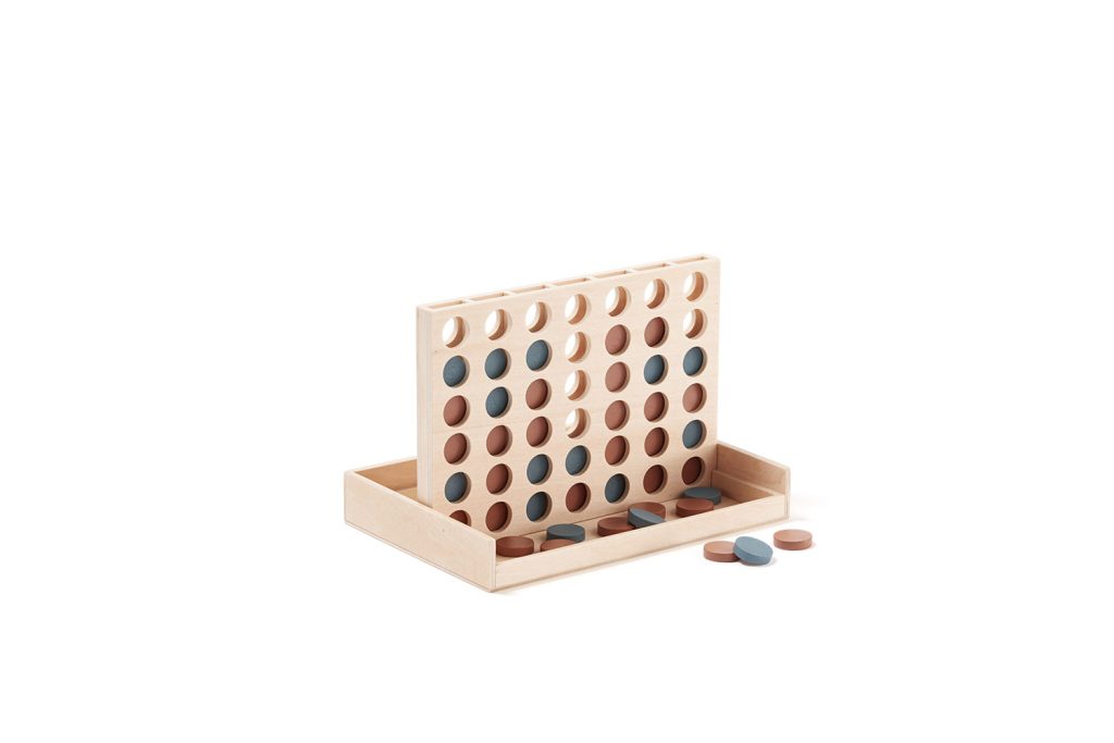 jeu de puissance 4 en bois