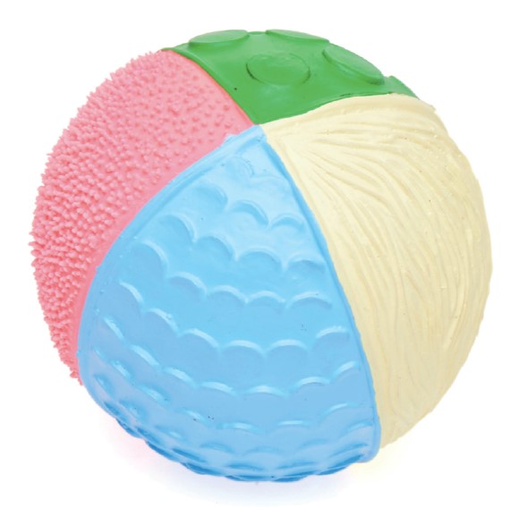 balle texturée pastel