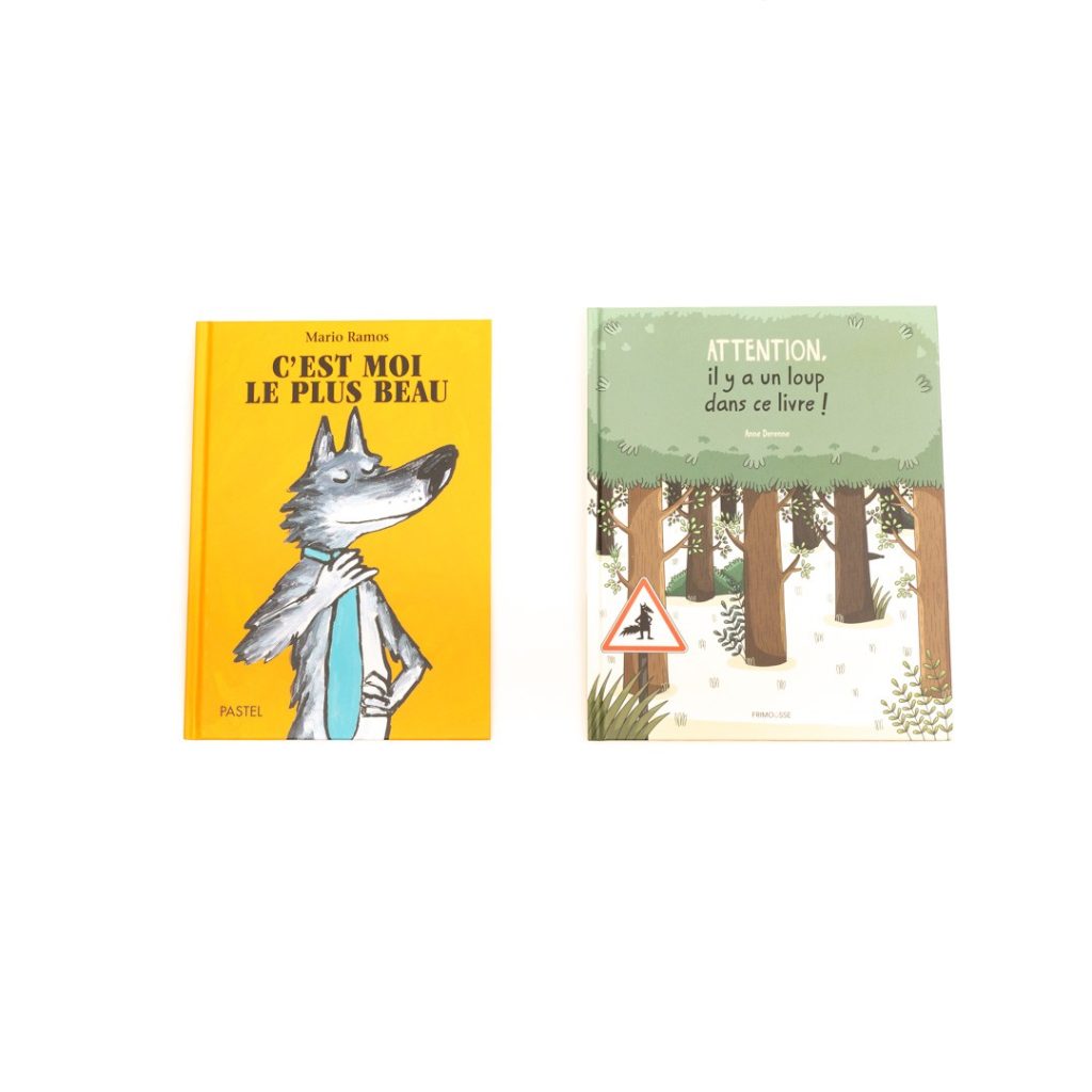 lot de 2 livres pour démystifier les loups et les aimer