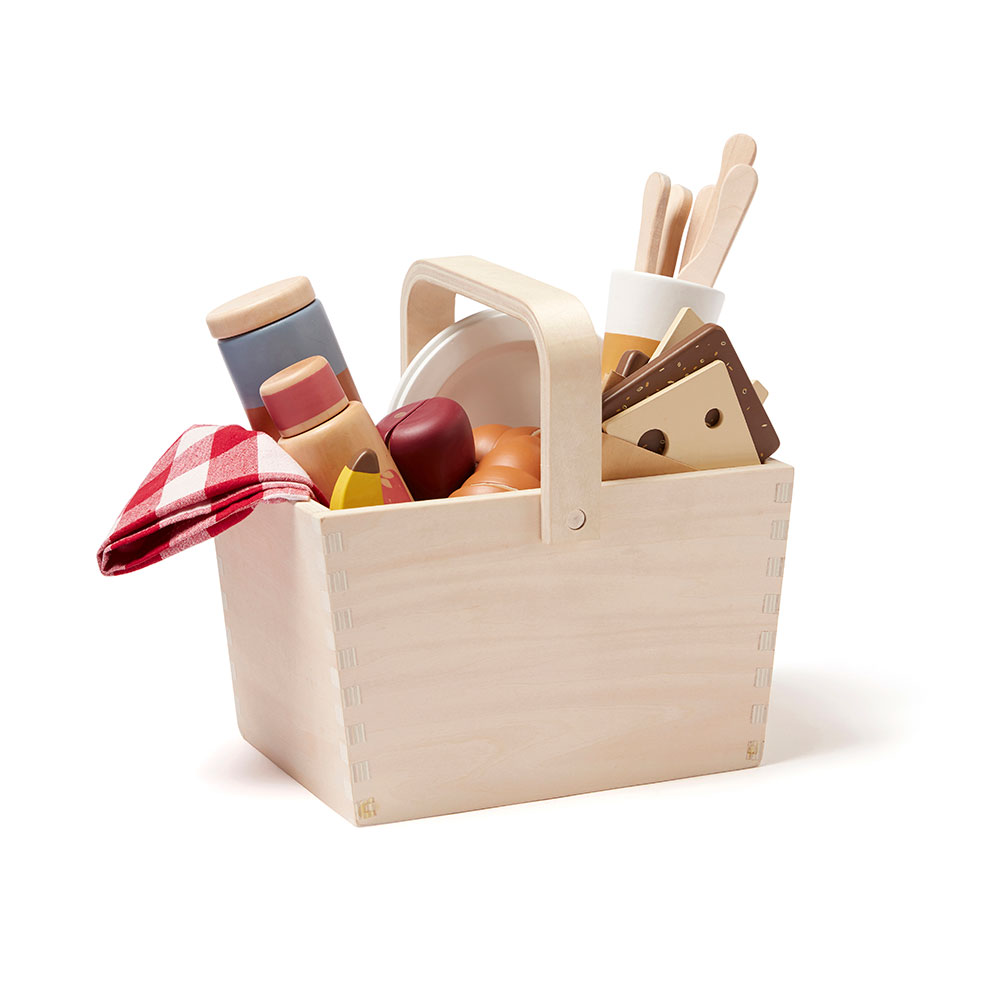 panier de pique nique en bois