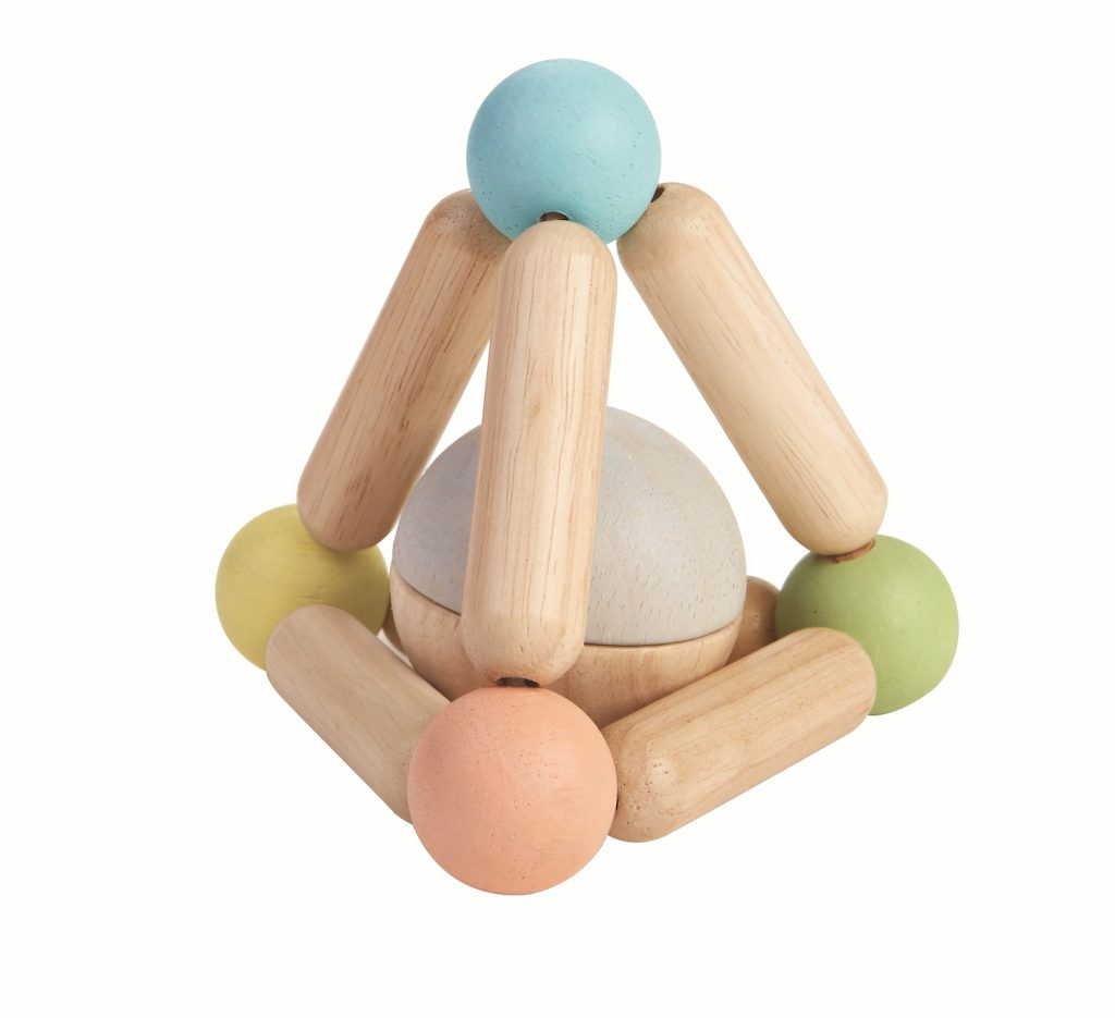 triangle pastel en bois