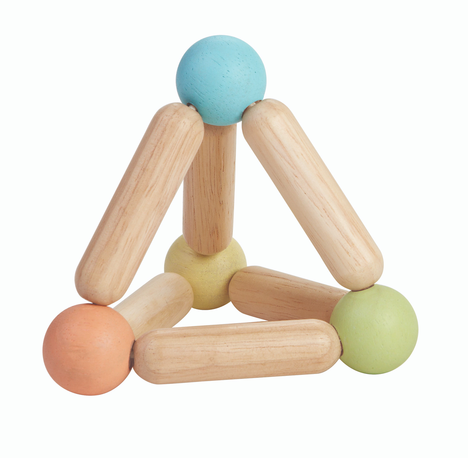 triangle pastel en bois