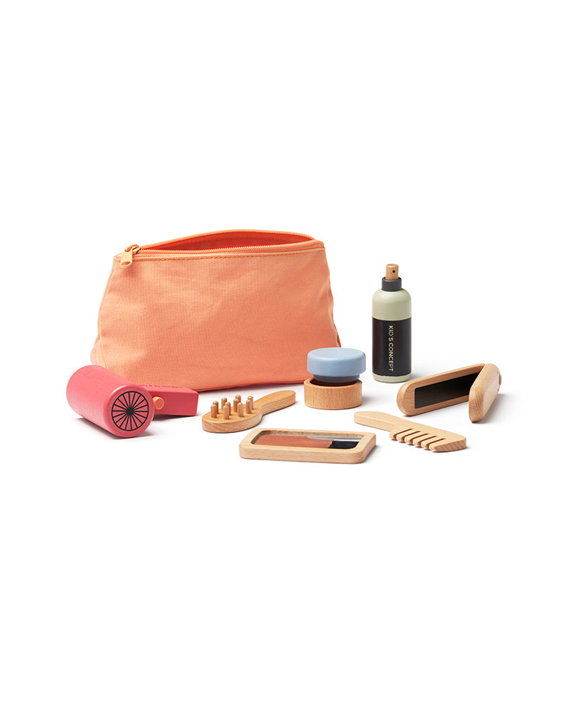 trousse de coiffure en bois