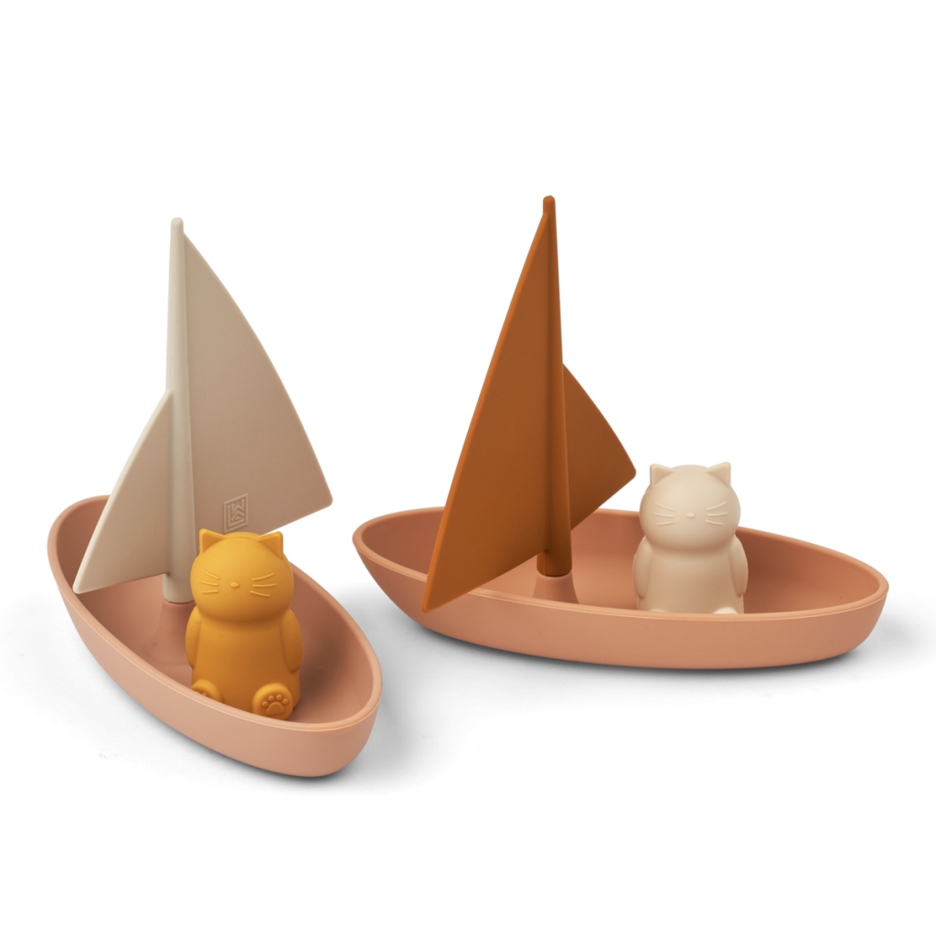 lot de 2 bateaux en silicone