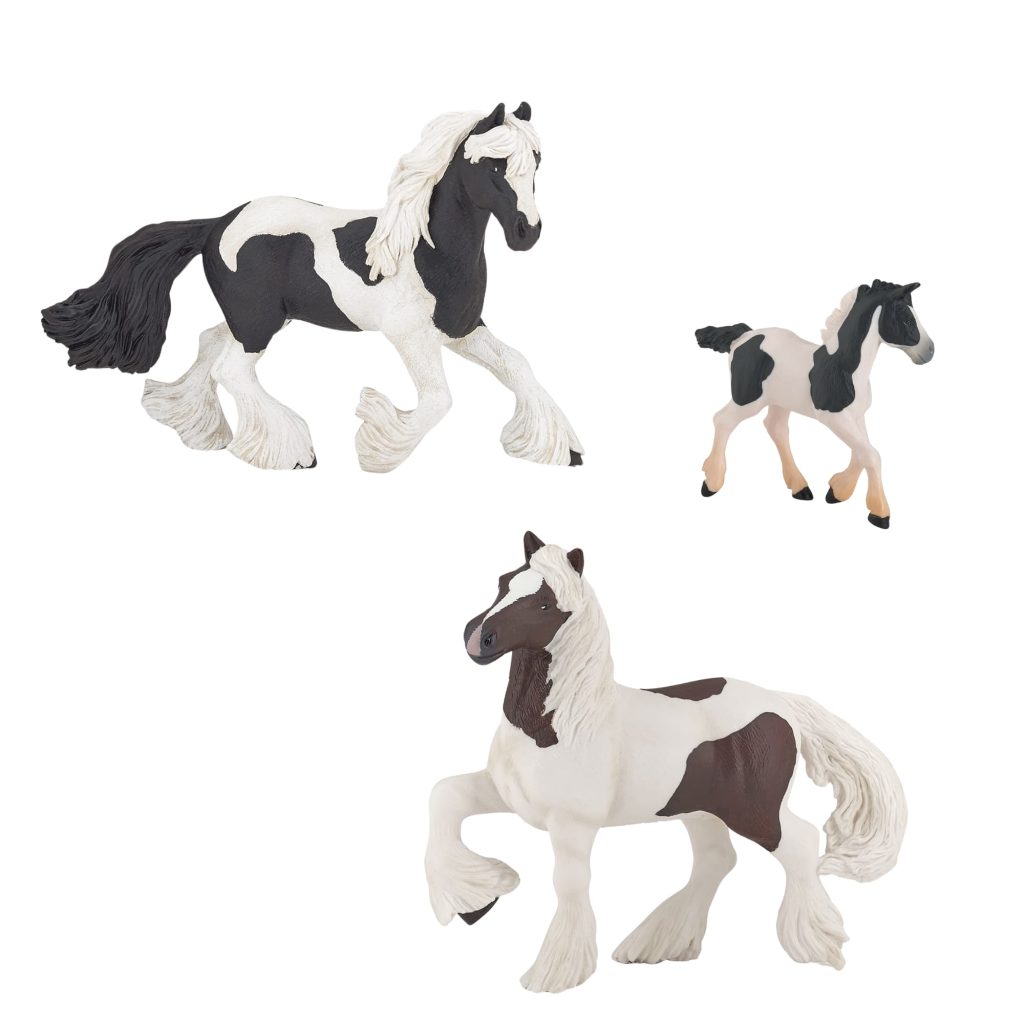 lot de 4 figurines chevaliers