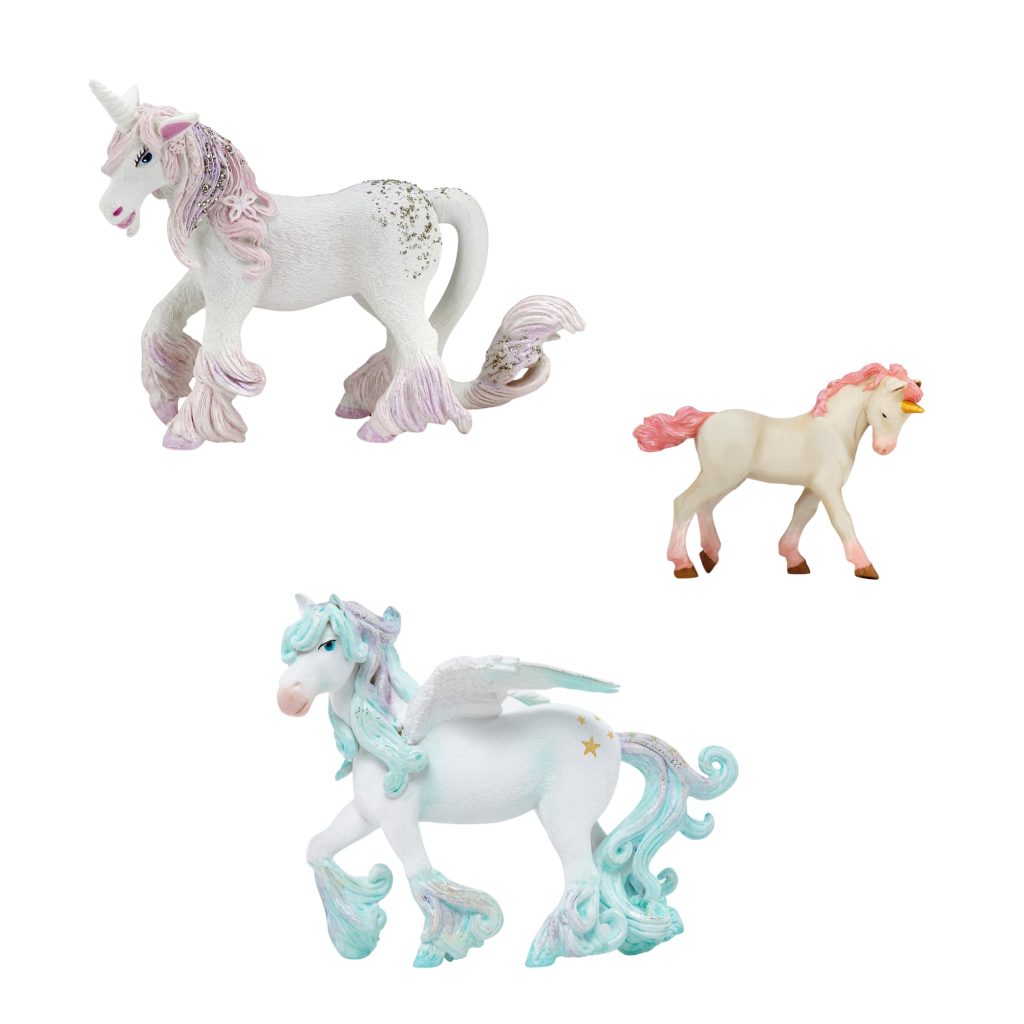 lot de 4 figurines chevaliers