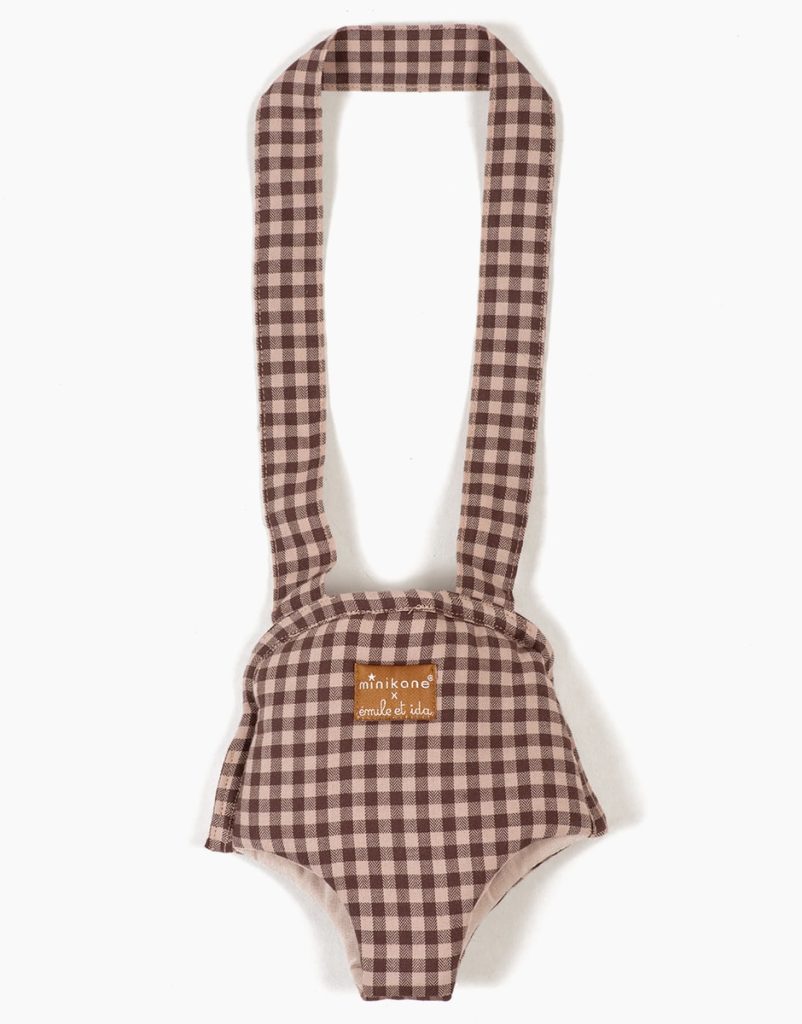 porte poupon motif vichy