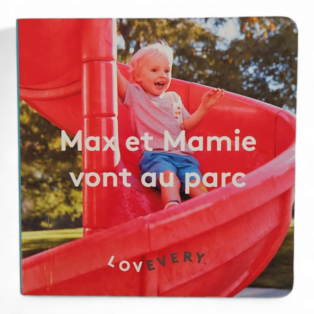 livre "max et mamie vont au parc"