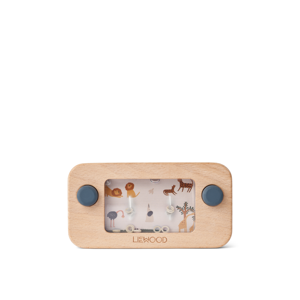 console retro jeu d'eau animaux